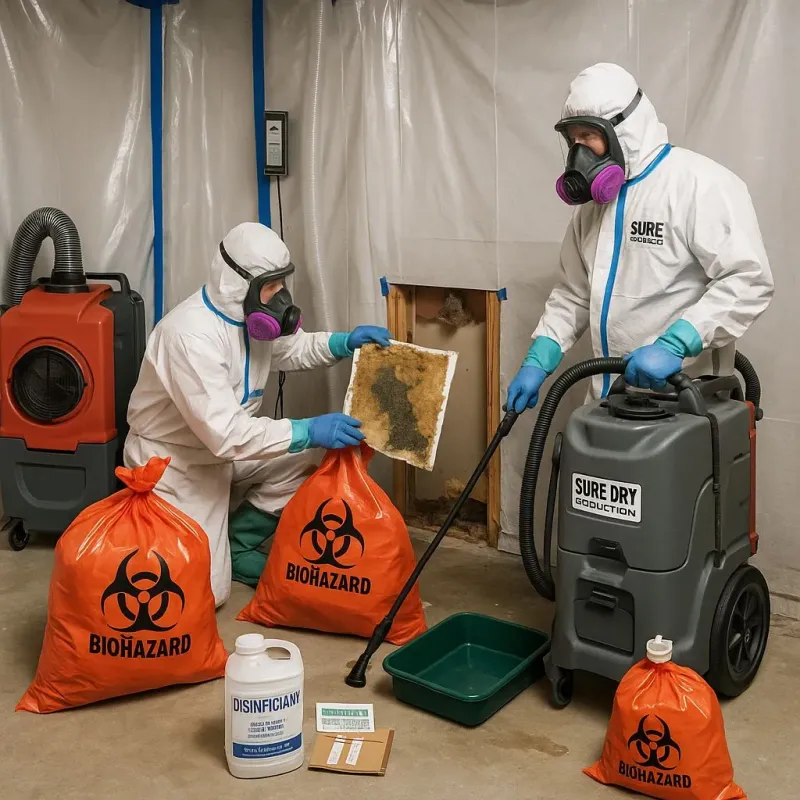 Contaminated Water Handling Protocols process in Gardena, CA